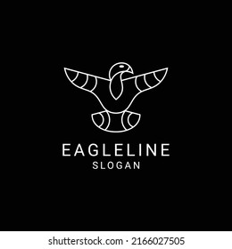Plantilla de icono de diseño de logotipo de águila