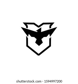 Eagle logo design and illustration