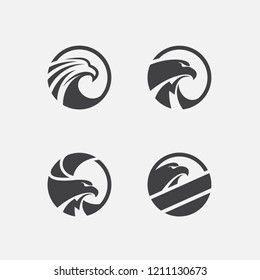 eagle logo design inspiration. eagle pack