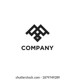 Eagle Logo design isolated white background