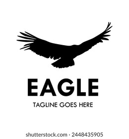 Eagle logo design isolated in white background