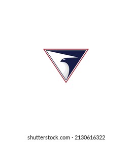 The eagle logo design layout. The concept of creative symbol design with artistic and simple birds.
