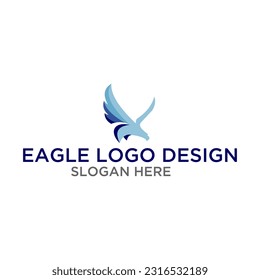 eagle logo design modern and simple