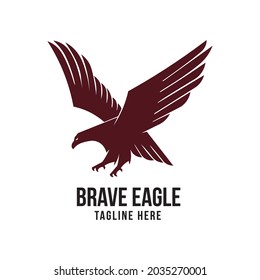 Eagle logo design in modern style, perfect for company and brand logo design