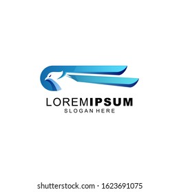 eagle logo design premium vector
