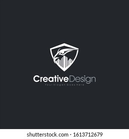 Eagle Logo Design Real Estate Design letter symbol business company vector icon