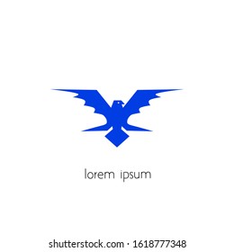 Eagle logo design with a simple concept.