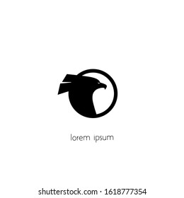 Eagle logo design with a simple concept.