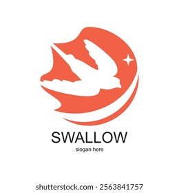Eagle logo design simple concept Premium Vector