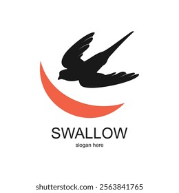 Eagle logo design simple concept Premium Vector