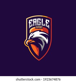 diseño de logotipo de águila para deporte