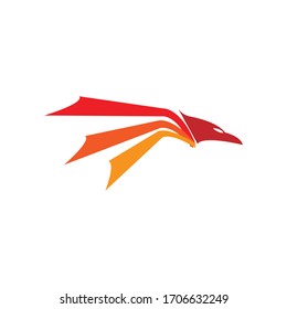 Eagle logo design stock vector