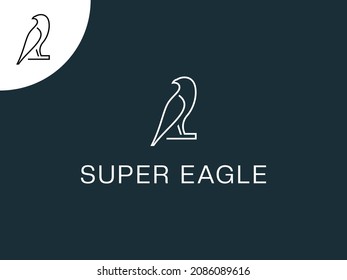 eagle logo design. logo template