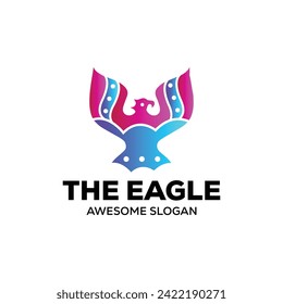  eagle logo design template
Related tags eagle American Eagle military logo design vector illustration badge template