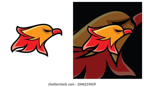 Eagle Logo Design Template. Vector Illustration