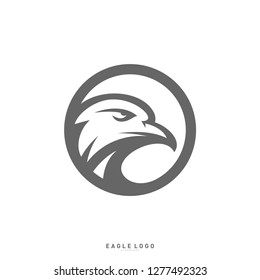 Eagle logo design template vector. Head Eagle concept icon