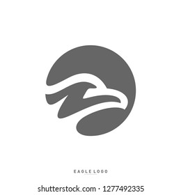 Eagle logo design template vector. Head Eagle concept icon
