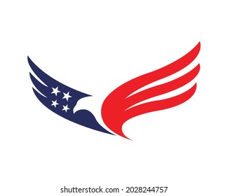 Eagle Logo Design Template Vector Element.