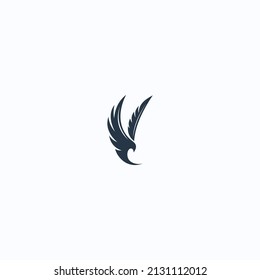 Eagle logo design template. Vector Abstract