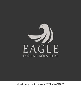 Eagle logo design template. Vector illustration