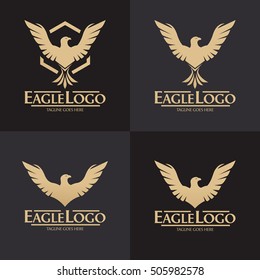 Eagle logo design template  ,Vector illustration