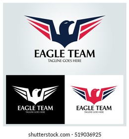 Eagle logo design template  ,Vector illustration