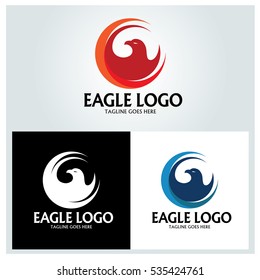 Eagle logo design template  ,Vector illustration