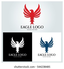 Eagle logo design template ,Vector illustration
