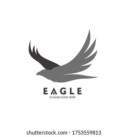 Eagle logo design in vector