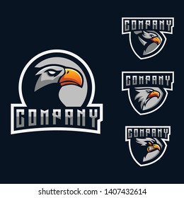 eagle logo design. vector animal, sport
