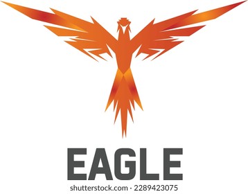 Eagle logo design vector best bird making vector