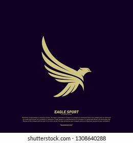 Eagle logo design vector. Birds logo concept vector template