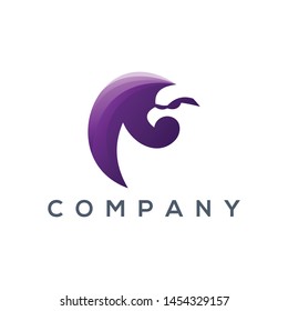 eagle logo design vector collorful illustration