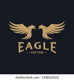 Eagle Logo Design Vector. Eagle Logo Design Concepts Template. Icon Symbol