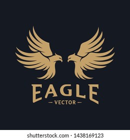Eagle Logo Design Vector. Eagle Logo Design Concepts Template. Icon Symbol