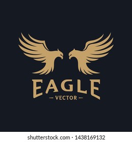 Eagle Logo Design Vector. Eagle Logo Design Concepts Template. Icon Symbol