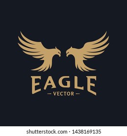 Eagle Logo Design Vector. Eagle Logo Design Concepts Template. Icon Symbol