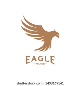 Eagle Logo Design Vector. Eagle Logo Design Concepts Template. Icon Symbol