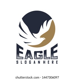 Eagle Logo Design Vector. Flying Eagle logo template. Icon Symbol