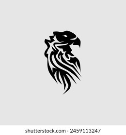 Eagle Logo Design Vector. Flying Eagle Icon.