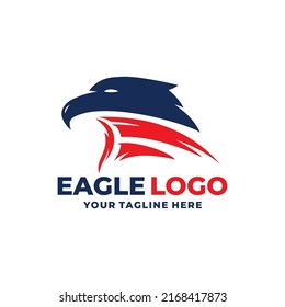 Eagle logo design vector. Eagle head logo