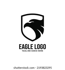Eagle logo design vector. Eagle head logo