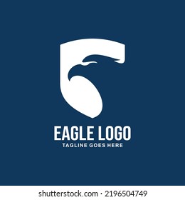Eagle logo design vector. Eagle head logo