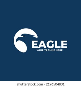 Eagle logo design vector. Eagle head logo