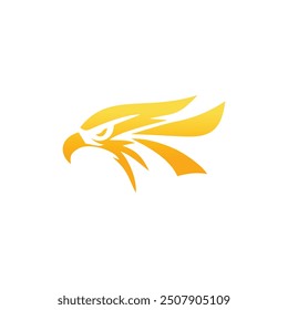 Eagle logo design vector icon with new idea concept creative