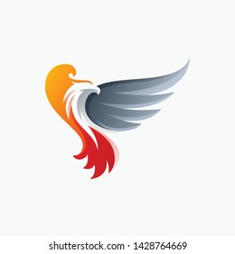 eagle logo design vector illustration