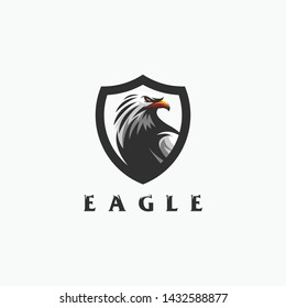 eagle logo design vector illustration