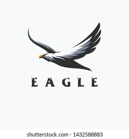 eagle logo design vector illustration