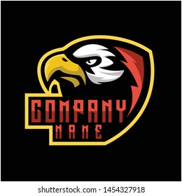 eagle logo design vector illustration mascot