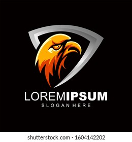 eagle logo design vector illustration